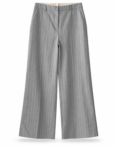 Josh V — Calça clássica azul jeans risca (A peça)