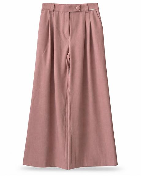 Sahoco — Calça fato rosa corte direito (A peça)