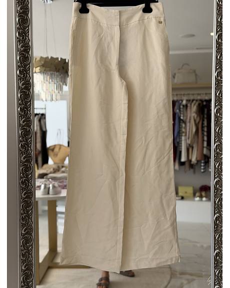 Marciano — Calça linho beige clássica (Na loja)