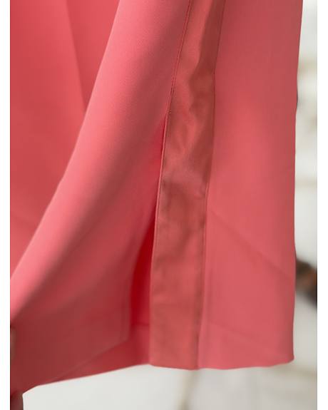 Blugirl — Calça salmão elást. cint. faixa (Detalhe)