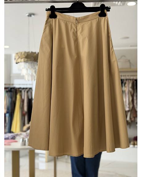 Gant — Saia evasé camel (Na loja)