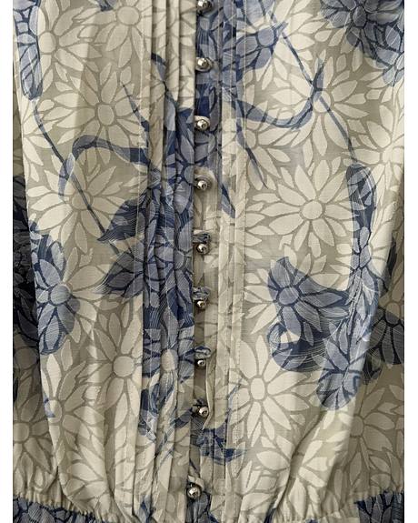 Guess — Vestido curto estampado flores (Detalhe)