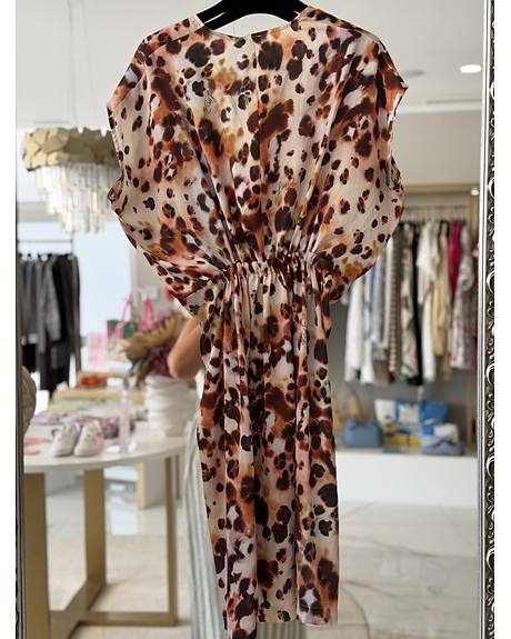 Liu Jo — Vestido praia animal print (Na loja)