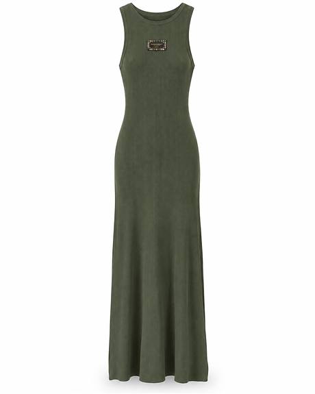 Handycraft — Vestido comprido malha rib (A peça)