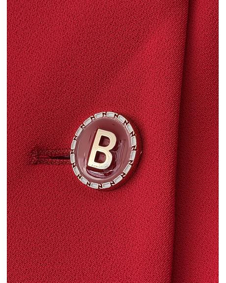 Blugirl — Vestido vermelho c/ botões (Detalhe)